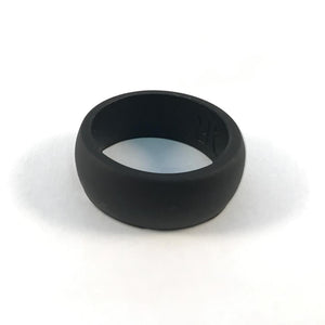 Men's Black Silicone Ring