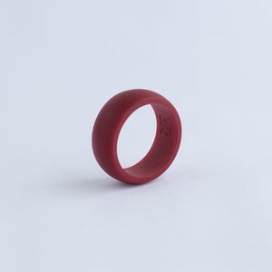 Men's Maroon Silicone Ring