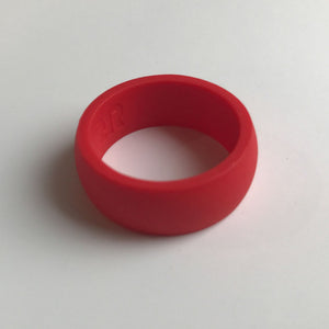 Men's Red Silicone Ring