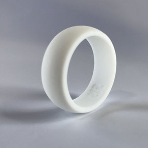 Men's White Silicone Ring