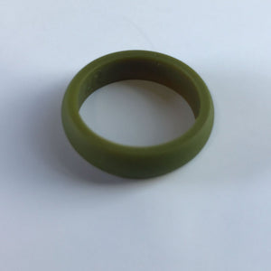 Women's Green Silicone Ring