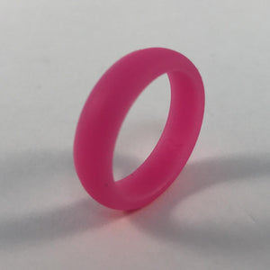 Women's Pink Silicone Ring