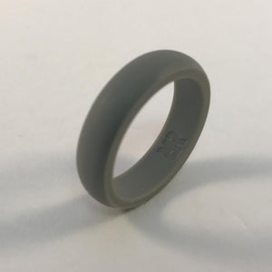 Women's Gray Silicone Ring