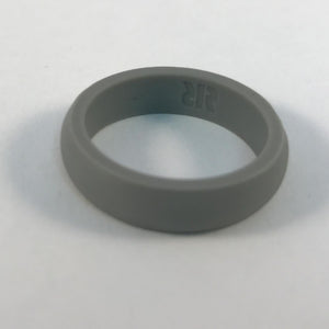 Women's Gray Silicone Ring