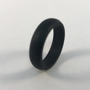 Women's Black Silicone Ring