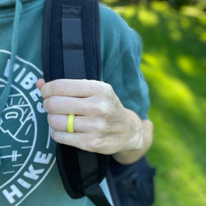 Women's Yellow Silicone Ring