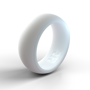 Men's White Silicone Ring