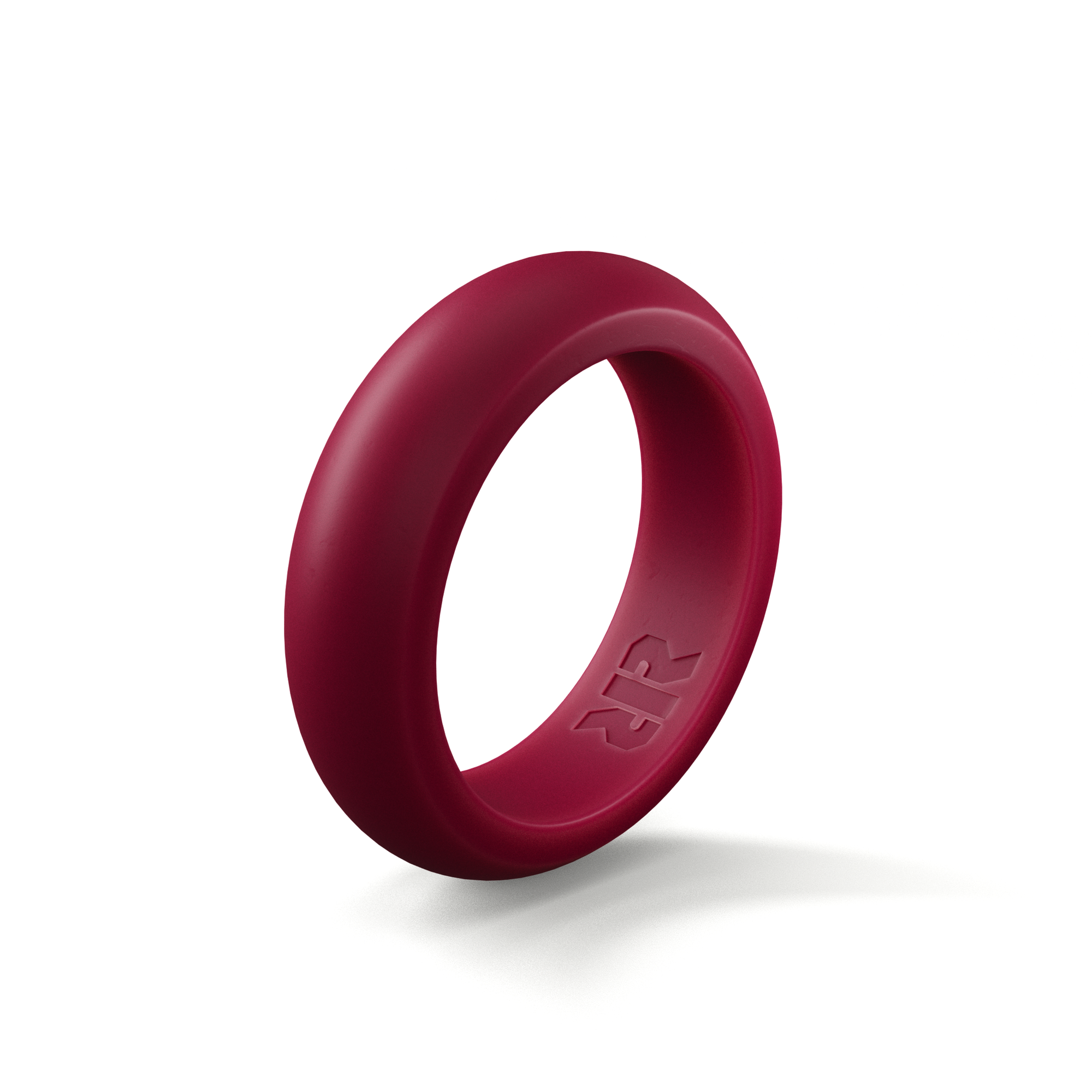 Women's Maroon Silicone Ring
