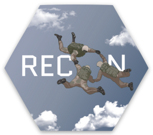 RECON "Air Land and Sea" Sticker Pack