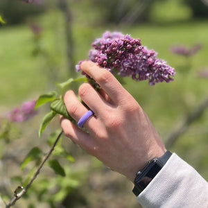 Women's Lilac Silicone Ring