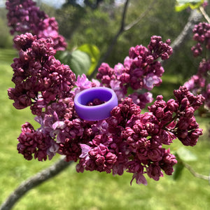 Mens's Lilac Silicone Ring