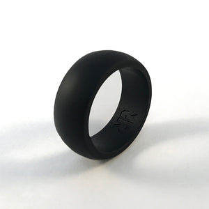 Men's Black Silicone Ring