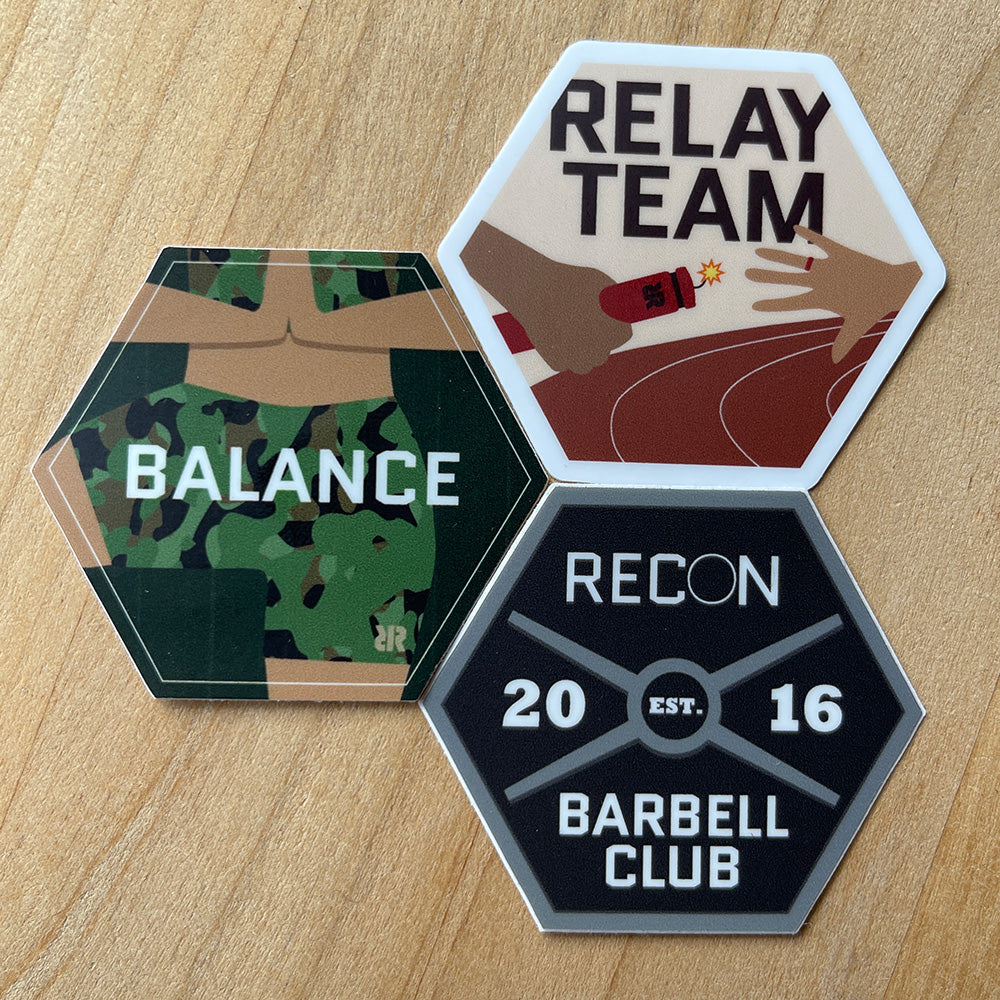 RECON Fitness Sticker Pack