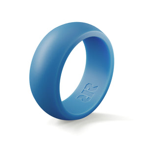 Men's Light Blue Silicone Ring