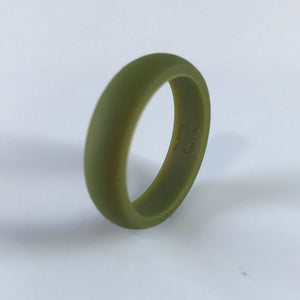 Women's Green Silicone Ring
