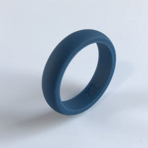 Women's Navy Blue Silicone Ring