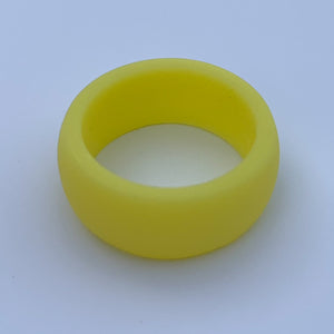 Men's Yellow Silicone Ring