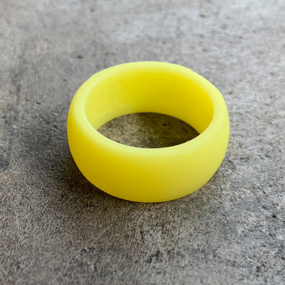 Men s Yellow Silicone Ring RECON Rings