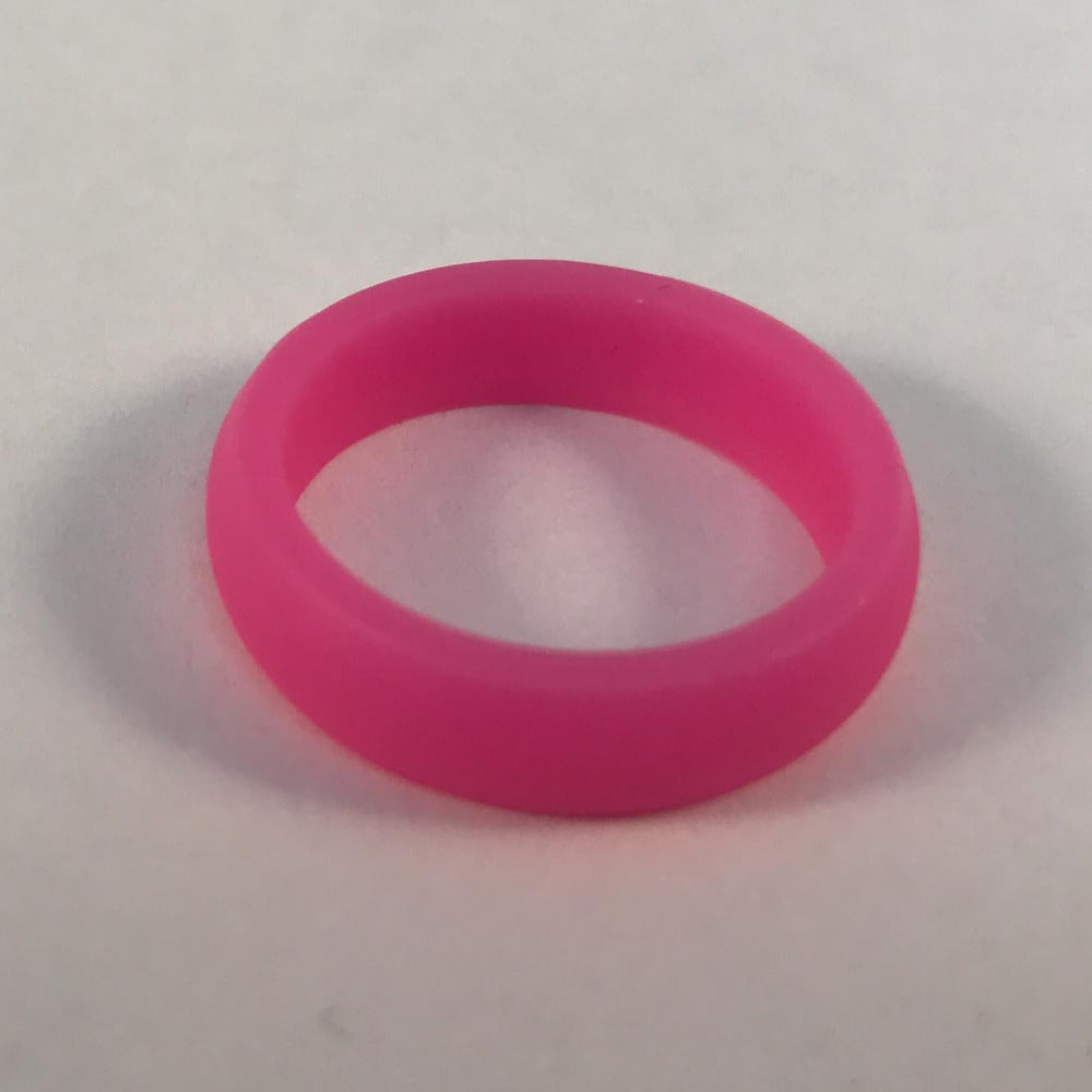 Pink silicone wedding band deals
