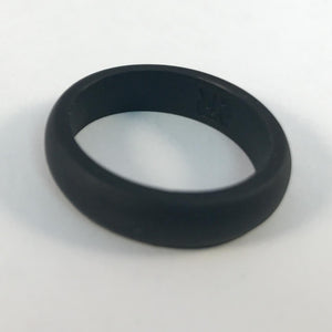 Women's Black Silicone Ring