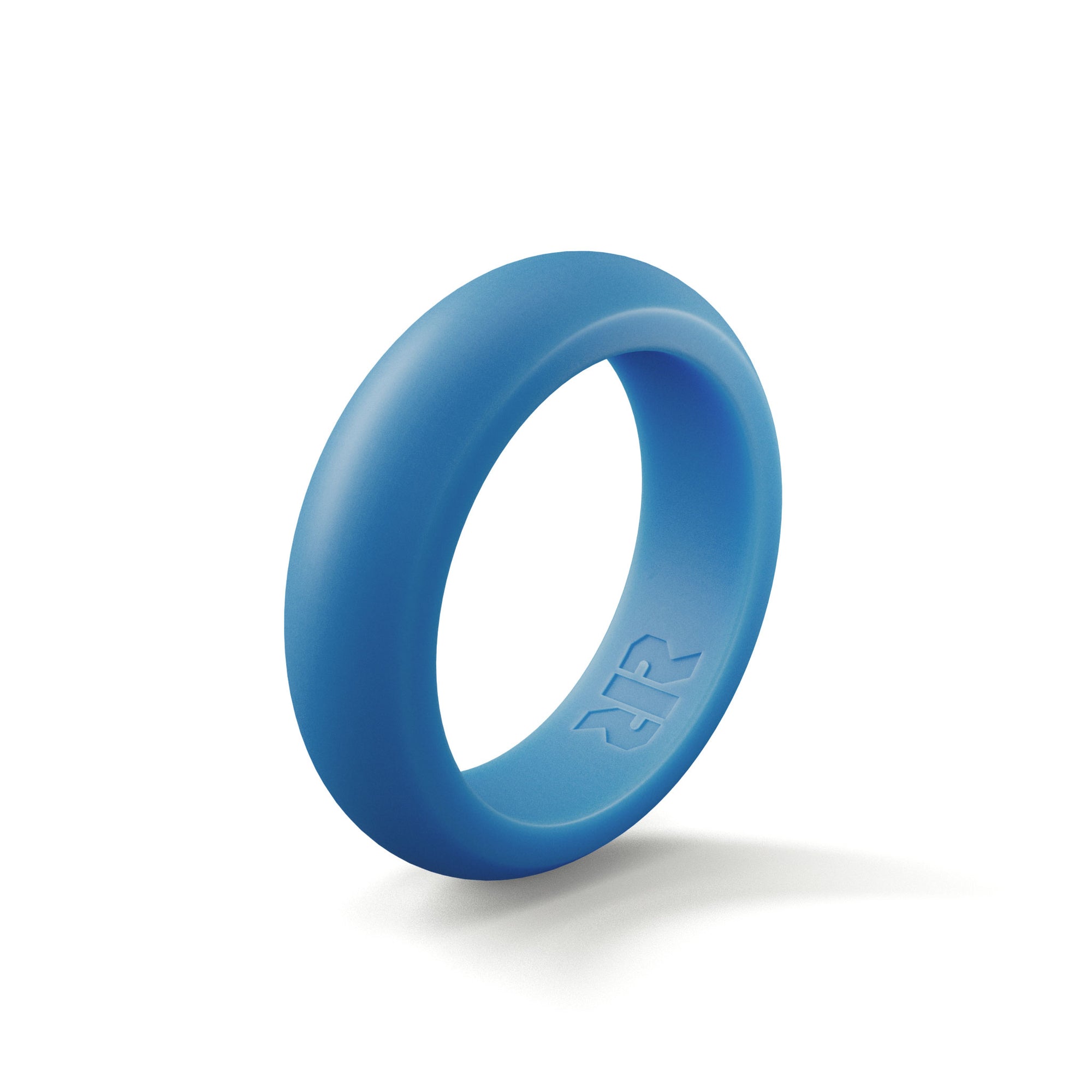 Women's Light Blue Silicone Ring