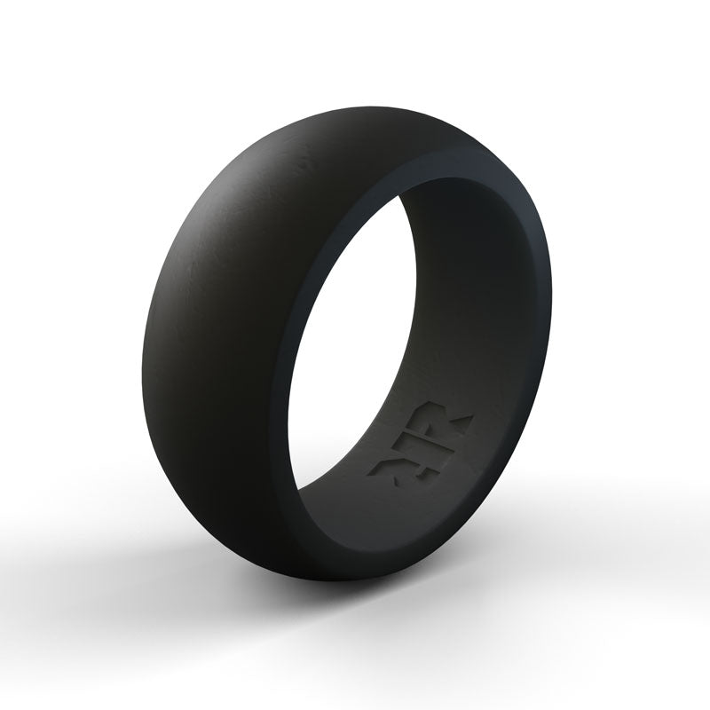 Men's Black Silicone Ring RECON Rings