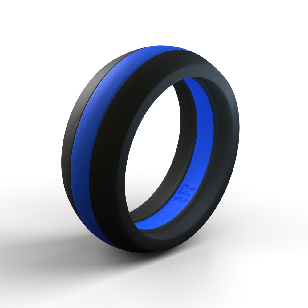 Blue Toy Plastic Ring Isolated On White Stock Photo, Picture and Royalty  Free Image. Image 8591001.