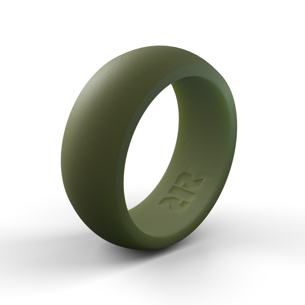 Men s Green Silicone Ring