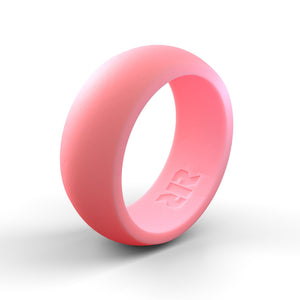 Men's Light Pink Silicone Ring