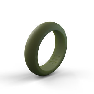 Women's Green Silicone Ring