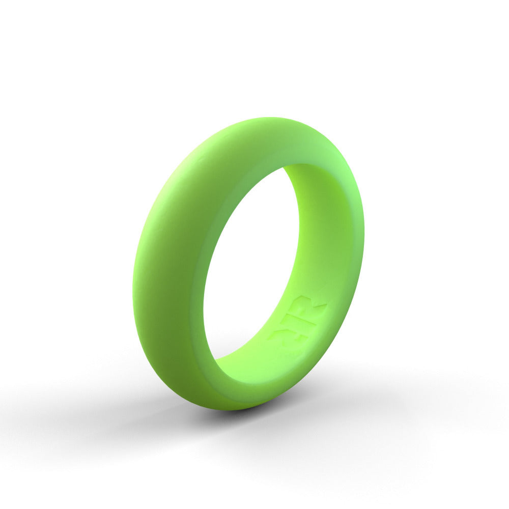 Women's Light Green Silicone Ring