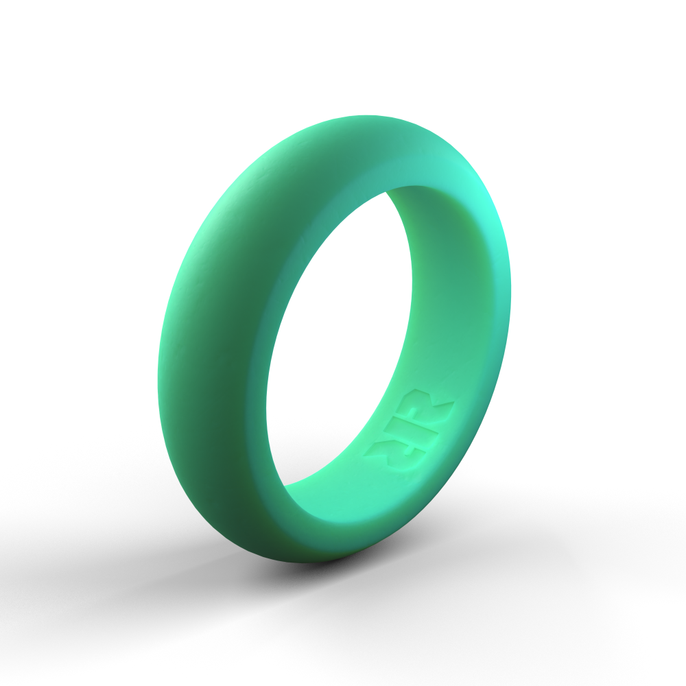 Women's Aqua Silicone Ring